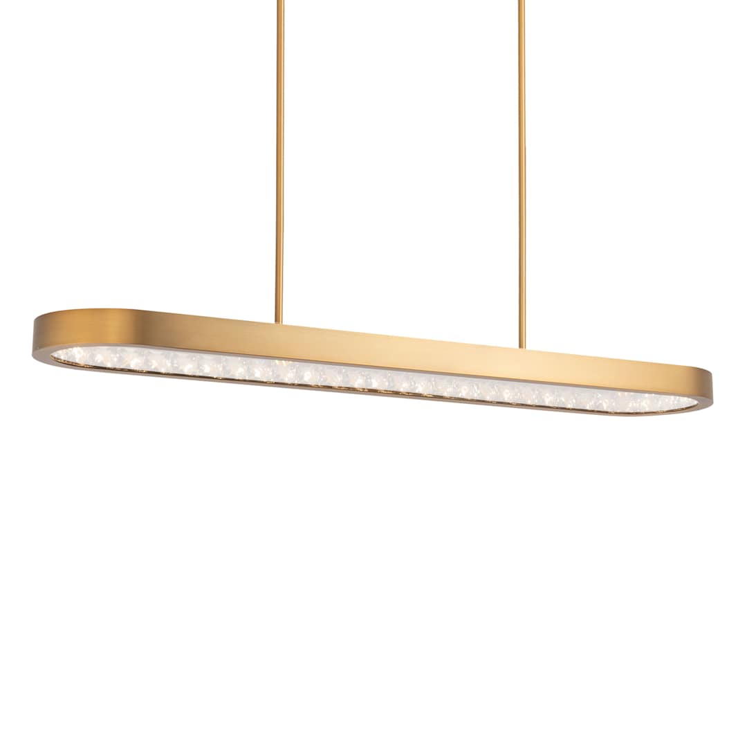 Marquis 47" Wide LED Crystal Linear Pendant