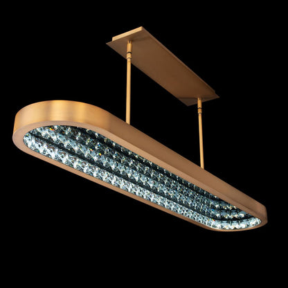 Marquis 47" Wide LED Crystal Linear Pendant