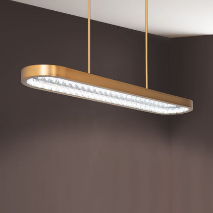 Marquis 47" Wide LED Crystal Linear Pendant