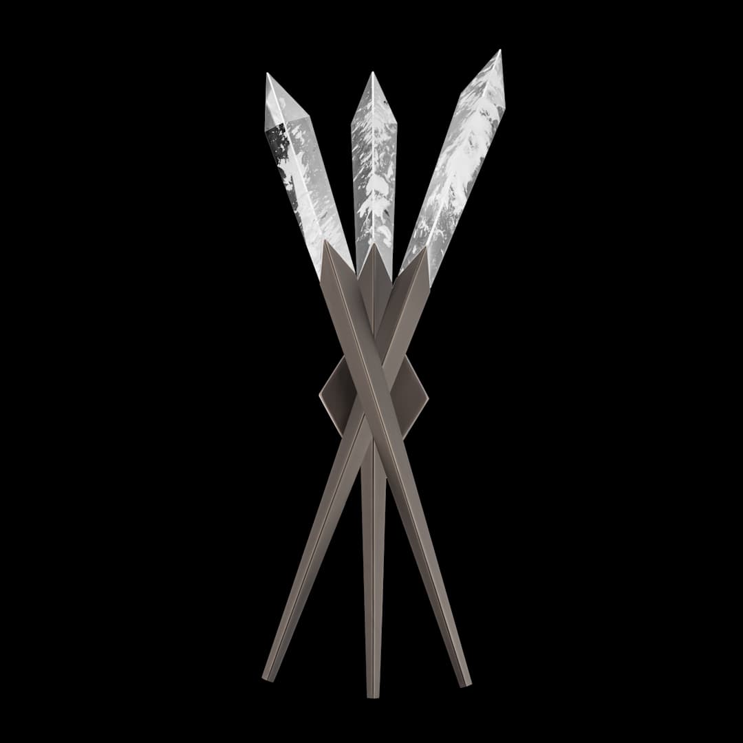 Solitude 29" Tall LED Wall Sconce with Clear Optic Haze Crystal