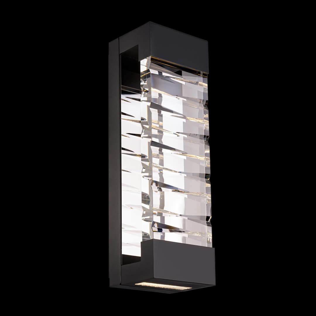 Labyrinth 26" Tall LED Wall Sconce with Clear Optic Crystal