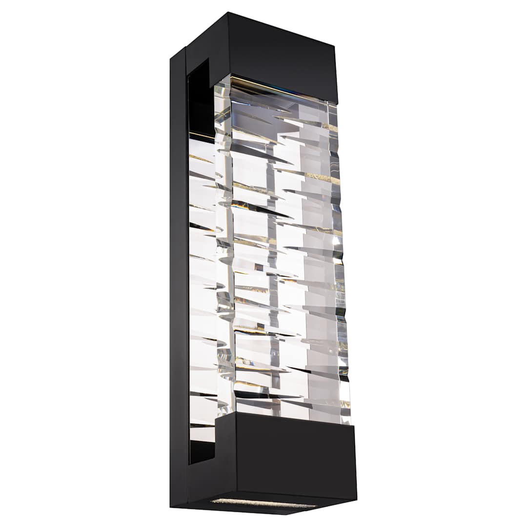 Labyrinth 32" Tall LED Wall Sconce with Clear Optic Crystal