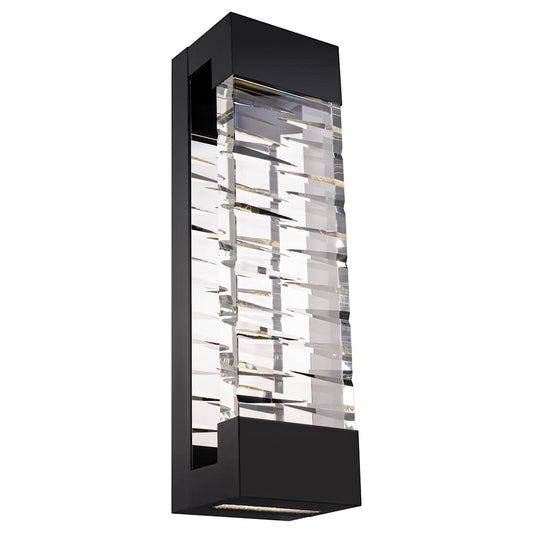 Labyrinth 32" Tall LED Wall Sconce with Clear Optic Crystal