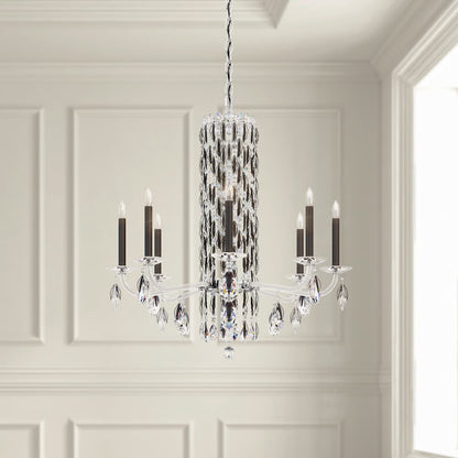 Sarella 8 Light 30" Wide Crystal Chandelier with Heritage Crystals