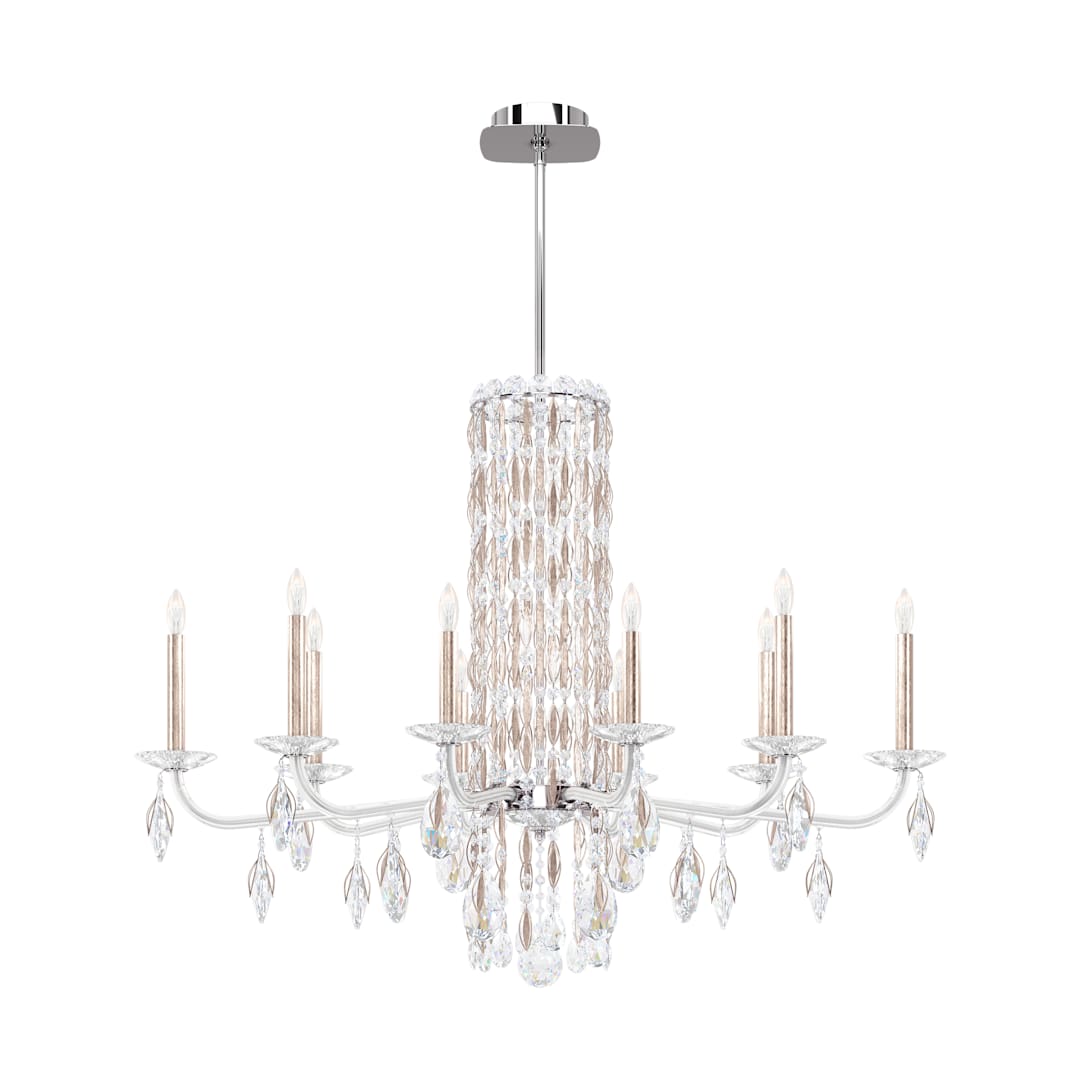 Sarella 10 Light 41" Wide Crystal Chandelier with Heritage Crystals