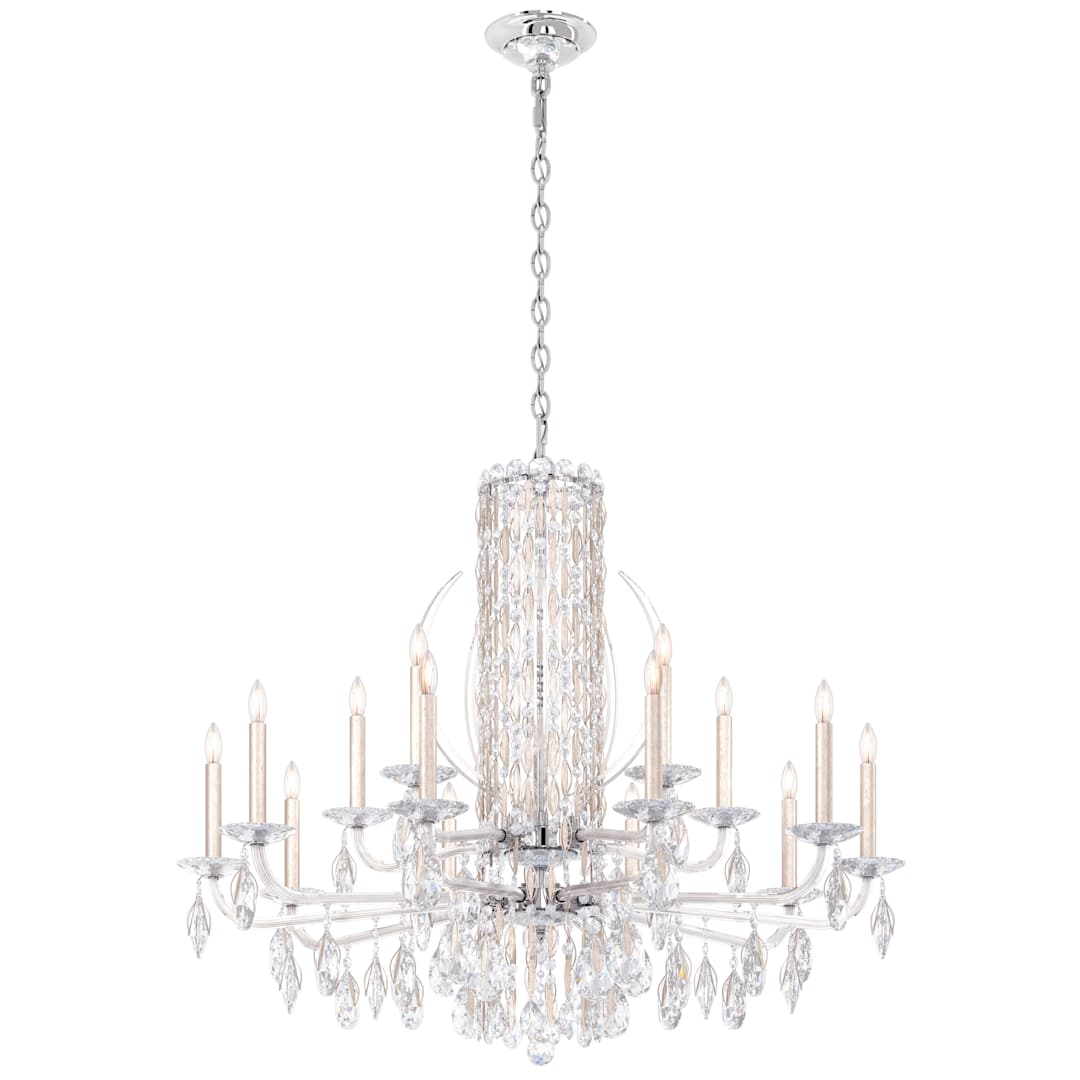 Sarella 15 Light 41" Wide Crystal Chandelier with Heritage Crystals