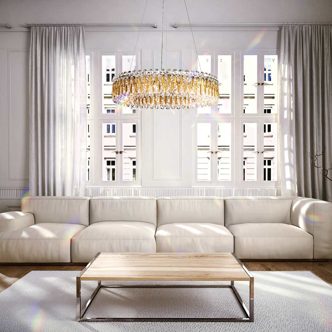 Sarella 12 Light 24" Wide Crystal Pendant with Heritage Crystals