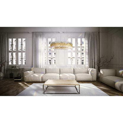 Sarella 12 Light 24" Wide Crystal Pendant with Swarovski Crystals