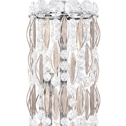 Sarella 12 Light 24" Wide Flush Mount Drum Ceiling Fixture with Heritage Crystals