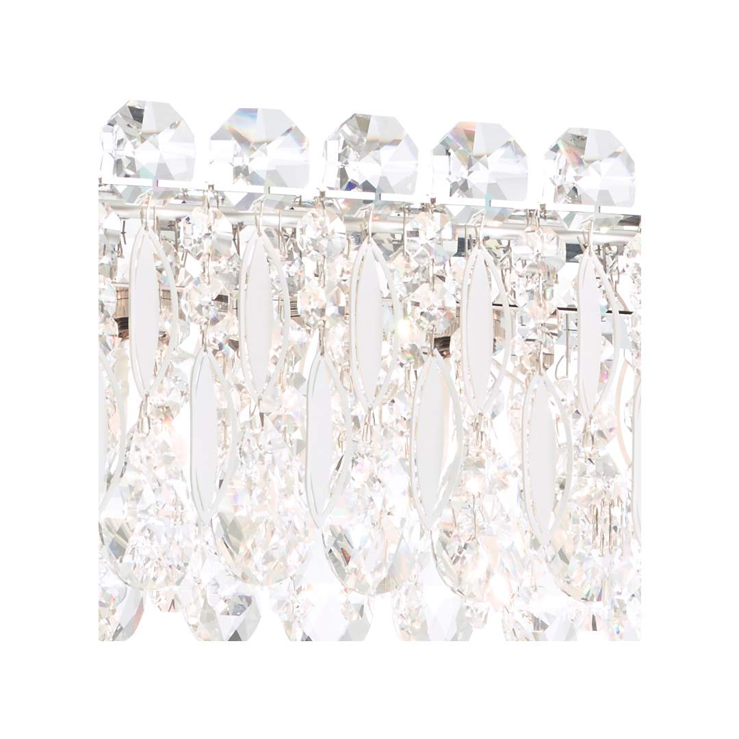 Sarella 12 Light 24" Wide Flush Mount Drum Ceiling Fixture with Swarovski Crystals