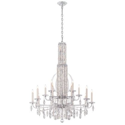 Sarella 17 Light 41" Wide Crystal Chandelier with Heritage Crystals