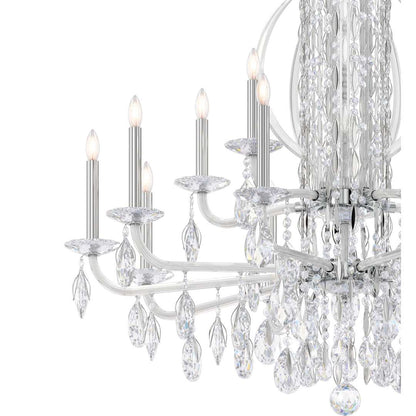 Sarella 17 Light 41" Wide Crystal Chandelier with Heritage Crystals