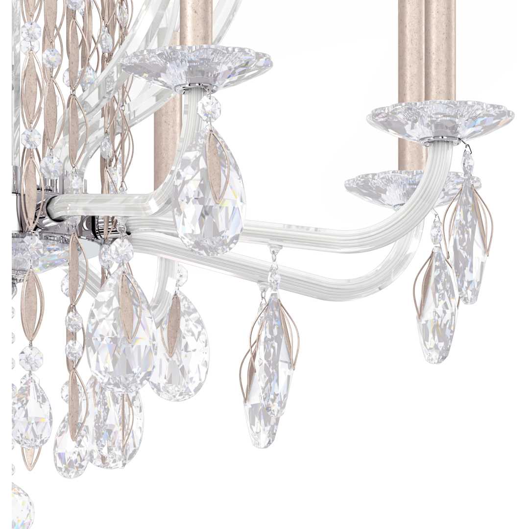 Sarella 17 Light 41" Wide Crystal Chandelier with Heritage Crystals