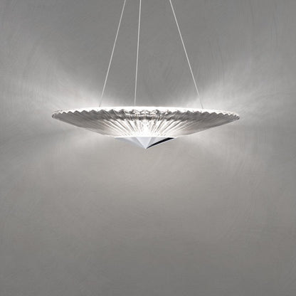 Origami 24" Wide LED Crystal Pendant