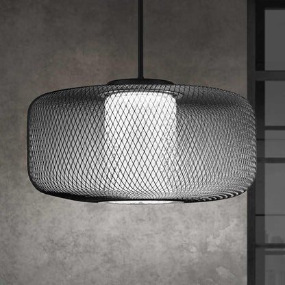 Kodo 32" Wide LED Drum Chandelier