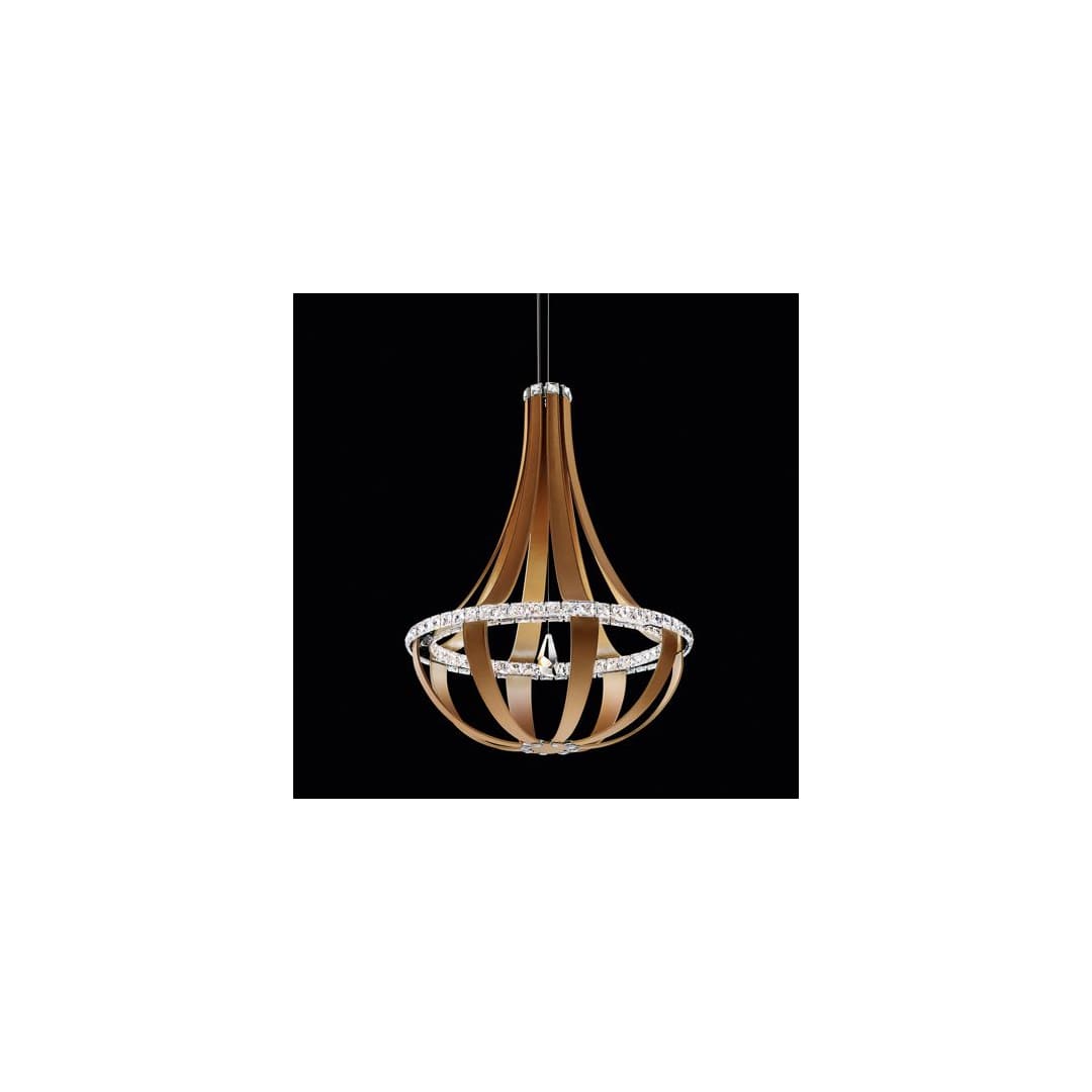 Empire 27" Wide LED Crystal Pendant with Clear Swarovski Crystals