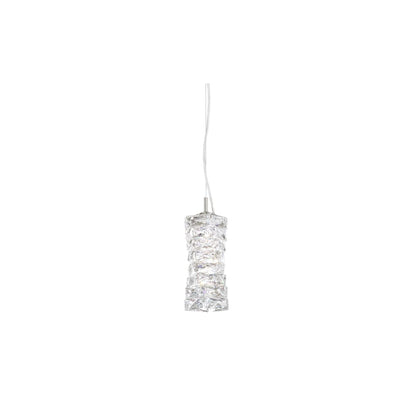 Glissando 5" Wide LED Crystal Mini Pendant with Swarovski Crystals