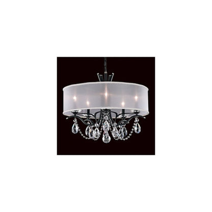 Vesca 5 Light 24" Wide Crystal Chandelier with Clear Swarovski Heritage Crystals