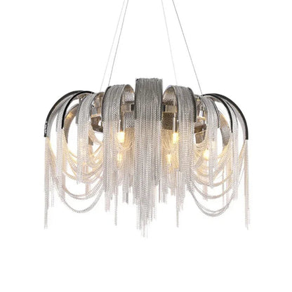 Cadena Chain Tassel Modern Chandelier