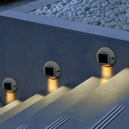Solar Outdoor Light Waterproof Stairs Garden Decoration Wall Lamp Step Lights