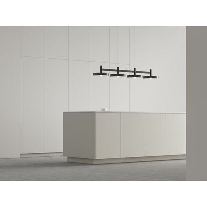 Systema Staccato 43" Wide LED Commercial Linear Pendant