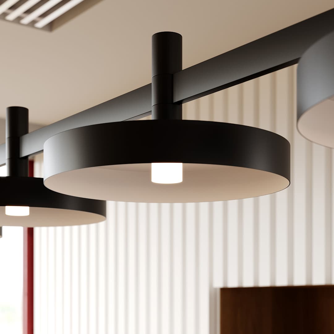 Systema Staccato 57" Wide LED Commercial Linear Pendant