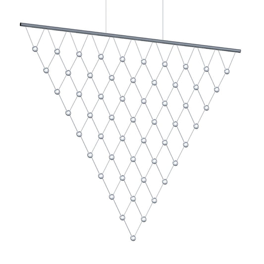 Constellation Galaxy Matrix 72" Wide LED Suspension Multi Light Pendant