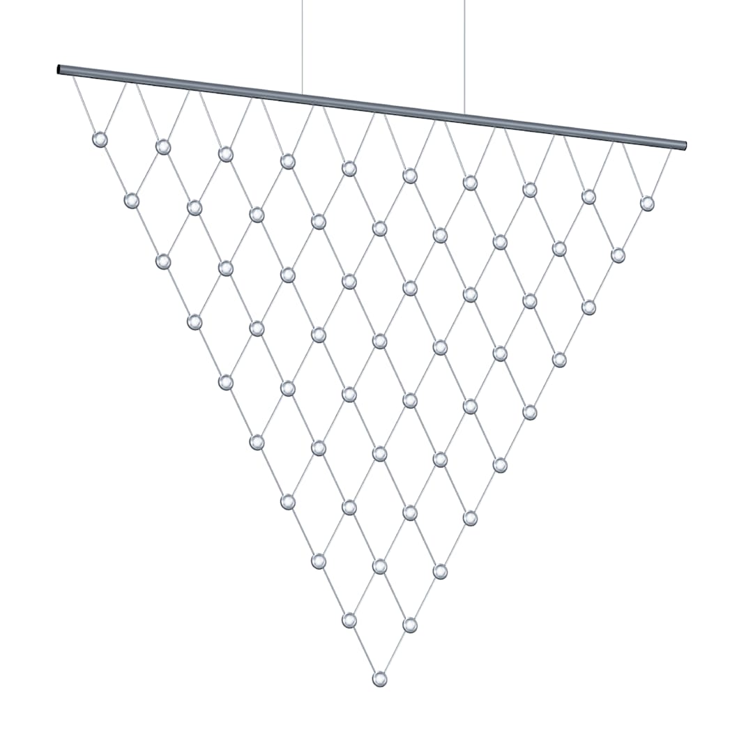 Constellation Galaxy Matrix 72" Wide LED Suspension Multi Light Pendant