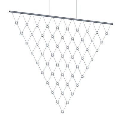 Constellation Galaxy Matrix 72" Wide LED Suspension Multi Light Pendant