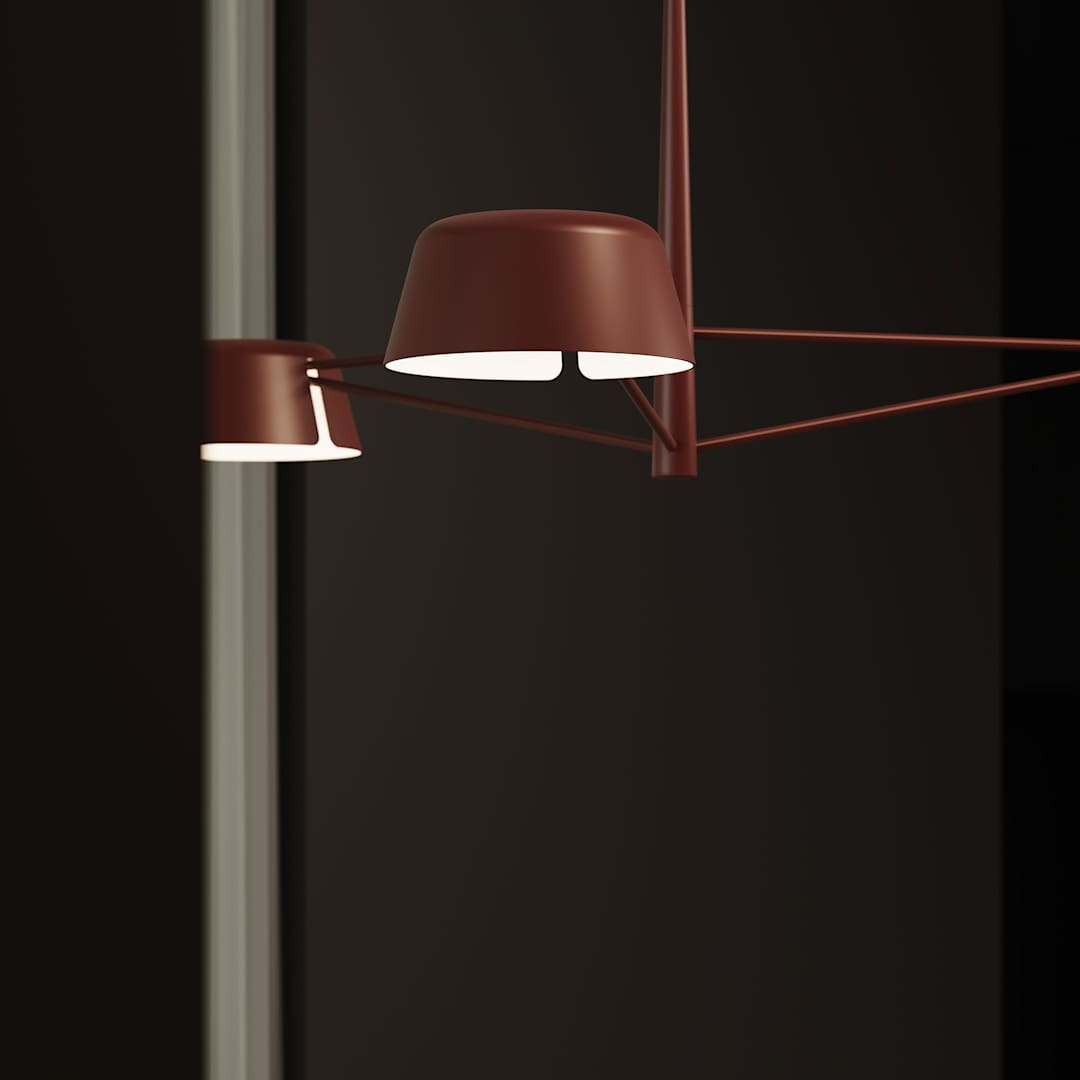 Ray 36" Wide LED Round Chandelier
