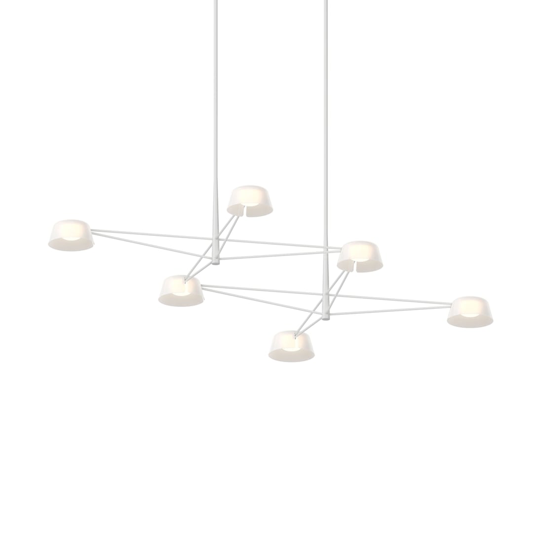 Ray 68" Wide LED Linear Chandelier