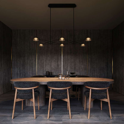 Ray 68" Wide LED Linear Chandelier