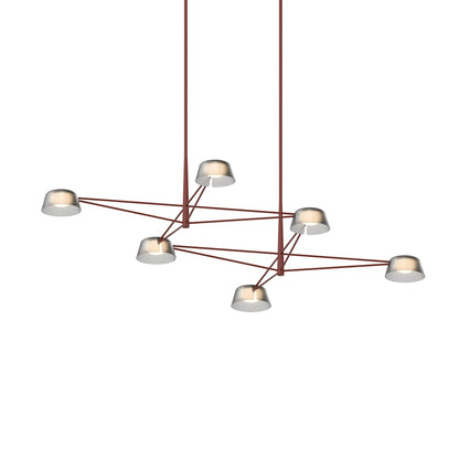 Ray 68" Wide LED Linear Chandelier