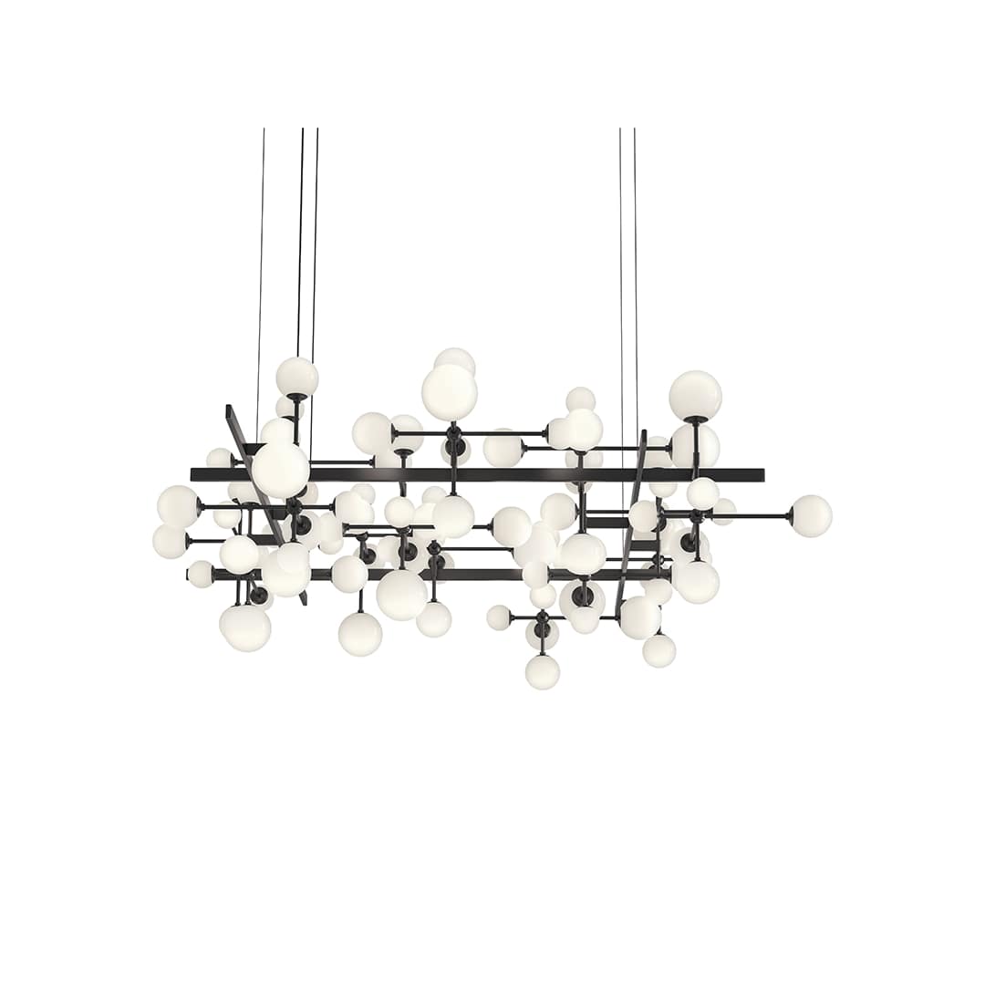 Nebula 31 Light 80" Wide LED Abstract Chandelier