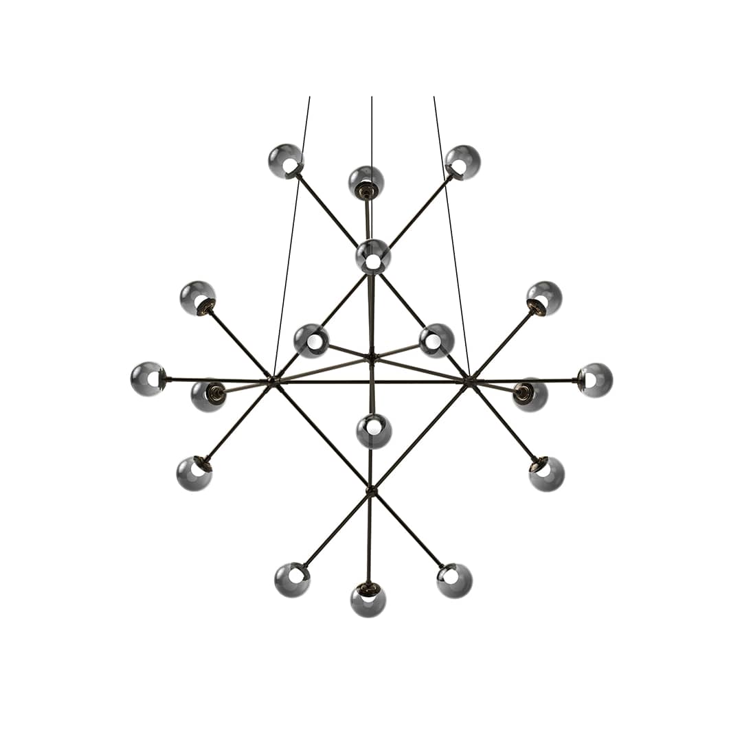 Proton 18 Light 40" Wide LED Chandelier