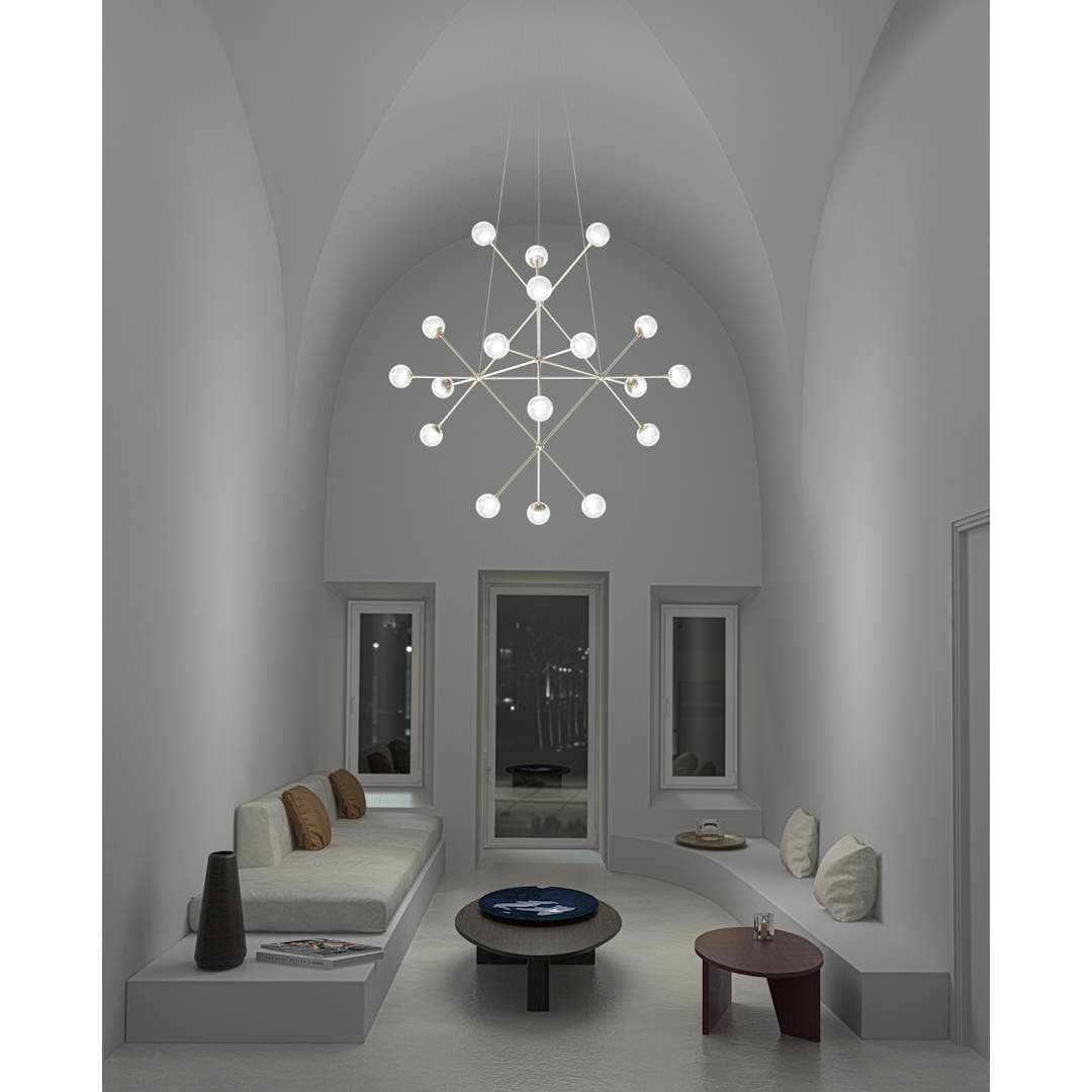 Proton 18 Light 40" Wide LED Chandelier