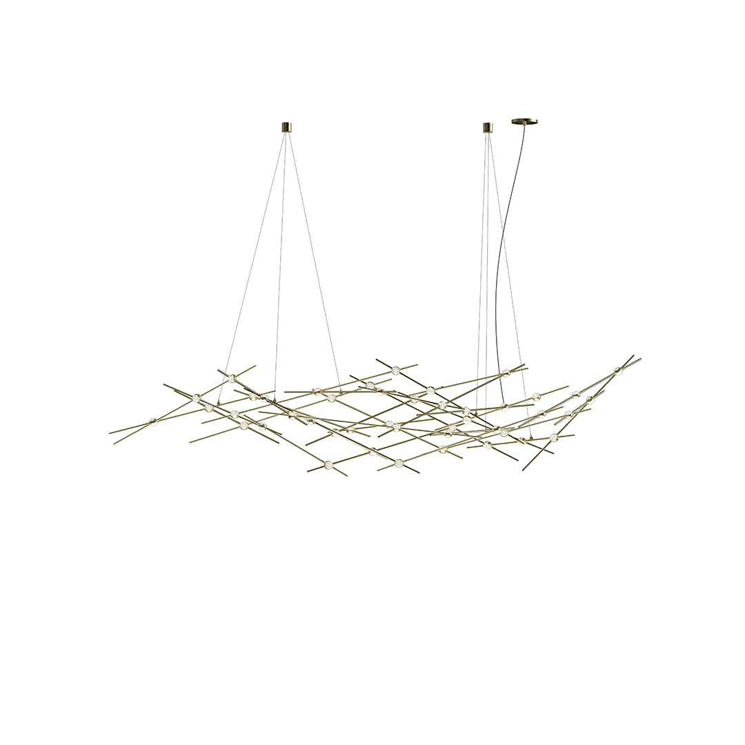 Constellation Ursa Major 44 Light 93" Wide LED Abstract Chandelier