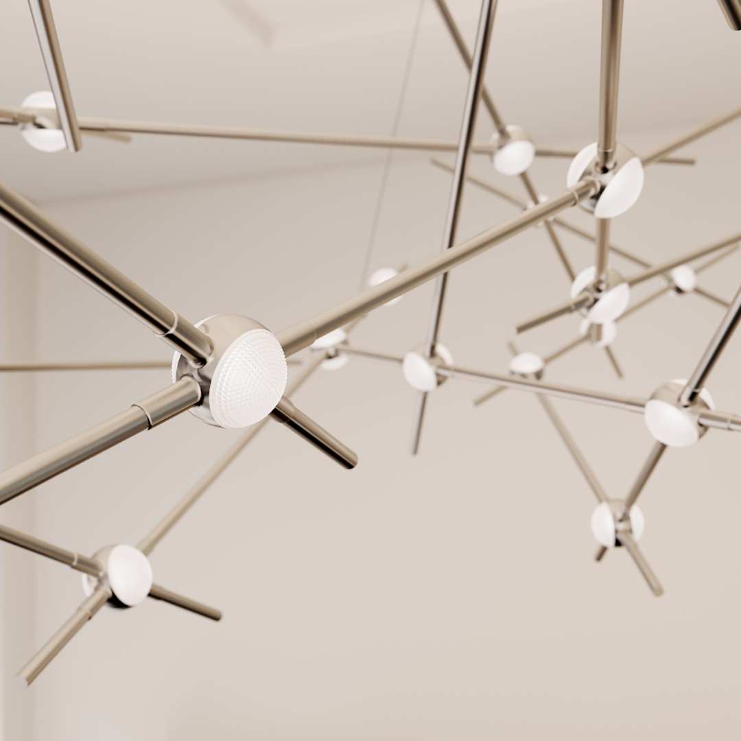 Constellation Ursa Major 93" Wide Integrated LED Chandelier with Acrylic Shades