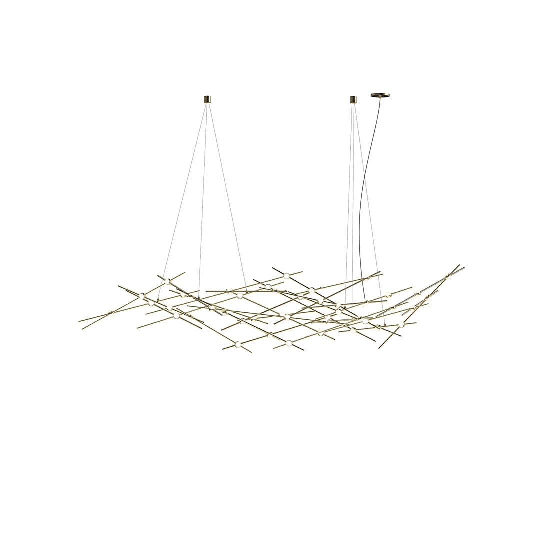 Constellation Ursa Major 44 Light 93" Wide LED Abstract Chandelier