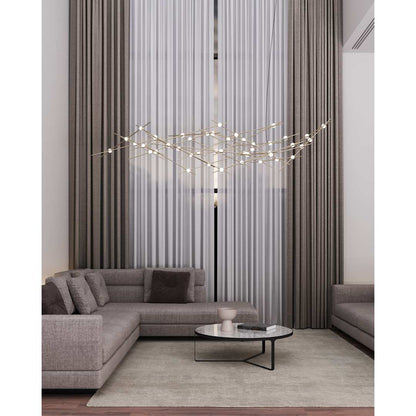 Constellation Ursa Major 44 Light 93" Wide LED Abstract Chandelier