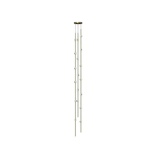 Constellation Andromeda 18 Light 6" Wide LED Abstract Multi Light Pendant