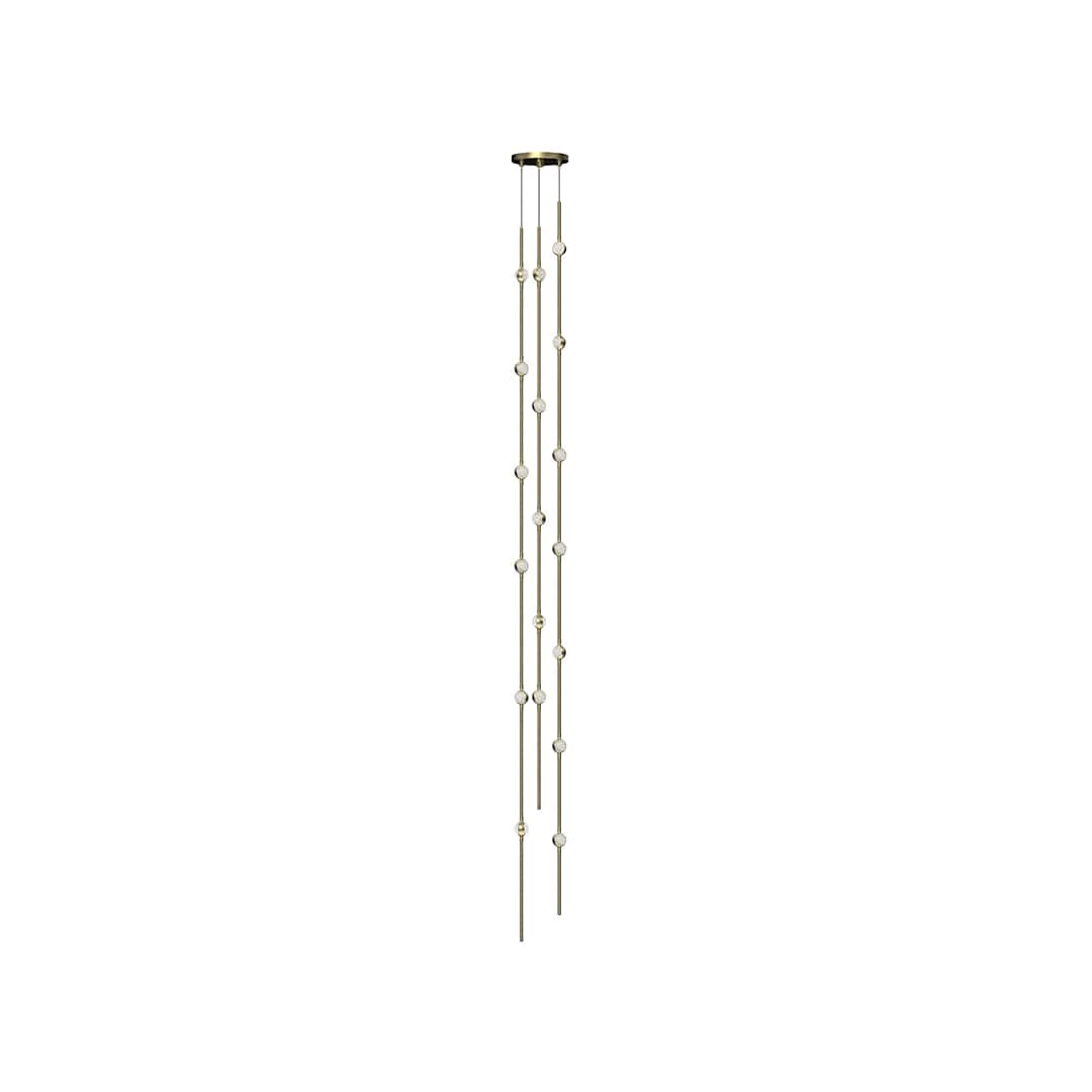 Constellation Andromeda 18 Light 6" Wide LED Abstract Multi Light Pendant