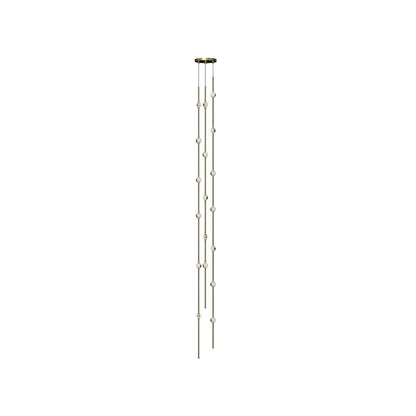Constellation Andromeda 18 Light 6" Wide LED Abstract Multi Light Pendant