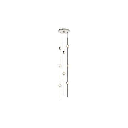 Constellation Andromeda 8 Light 6" Wide LED Abstract Multi Light Pendant