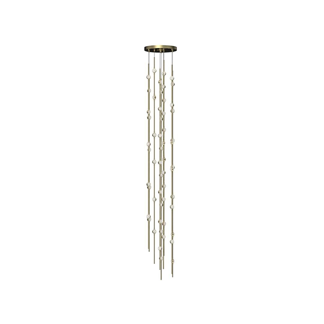 Constellation Andromeda 55 Light 12" Wide LED Abstract Multi Light Pendant