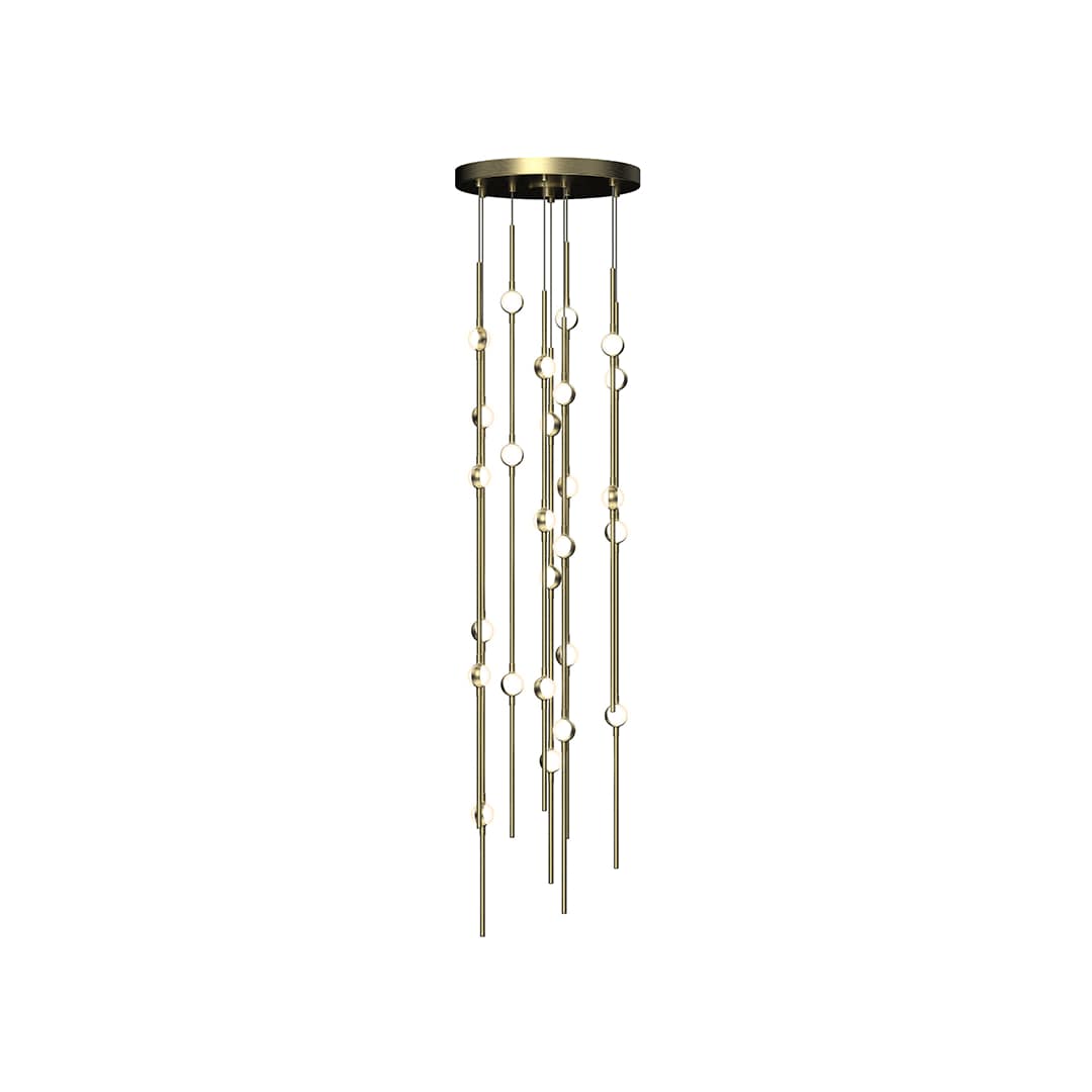 Constellation Andromeda 26 Light 12" Wide LED Abstract Multi Light Pendant