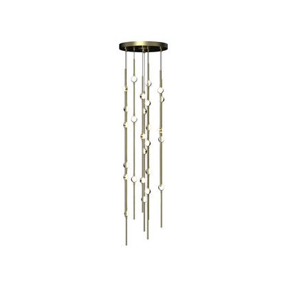 Constellation Andromeda 26 Light 12" Wide LED Abstract Multi Light Pendant