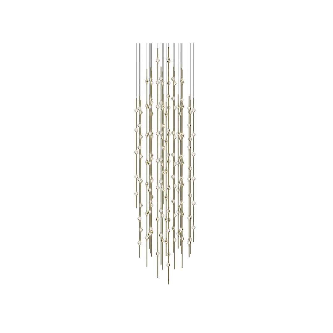 Constellation Andromeda 156 Light 25" Wide LED Abstract Multi Light Pendant
