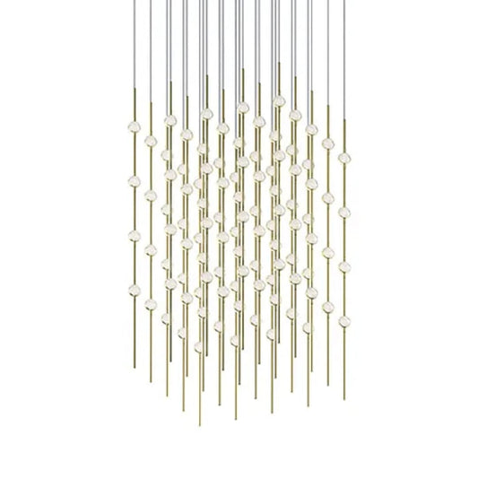 Constellation Cosmic Cube 100 Light 21" Wide LED Abstract Multi Light Pendant with Clear Acrylic Shades
