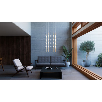 Constellation Cosmic Cube 100 Light 21" Wide LED Abstract Multi Light Pendant with White Acrylic Shades